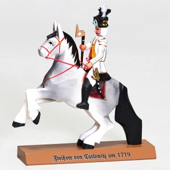 Freiherr von Carlowitz zu Pferd 